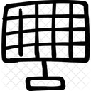 Panel Solar Panel Industrial Panel De Energia Icono