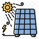 Panel solar  Icono