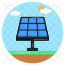 Sistema Solar Panel Solar Panel Fotovoltaico Icono