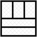 Arriba Panel Tres Icono