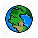 Pangaea Map Pangaea Earth Icon