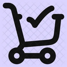Panier-d-achat-vérification-  Icône