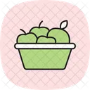 Panier De Cueillette De Fruits Icône