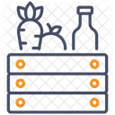 Panier De Legumes Icône