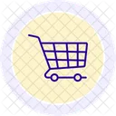 Icone De Ligne De Panier Dachat Icon