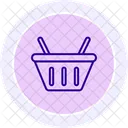 Icone De Ligne De Panier Icon