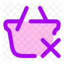 Panier Retirer Icon