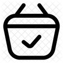 Panier Dachat Verification Icône