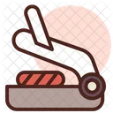 Panini Meat Cutter Cutter Icon
