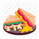 Panini de queijo  Ícone