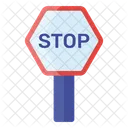 Panneau Stop Symbole Stop Panneau Routier Icône