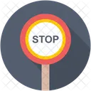 Interdiction Stop Signe Icône