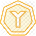 Y Junction Sign Duotone Line Icon Icon