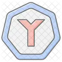 Y Junction Sign Lineal Color Icon Icon