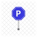 Panneau De Stationnement Parking Aire De Stationnement Icône