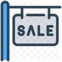 Panneau de vente de maison  Icône