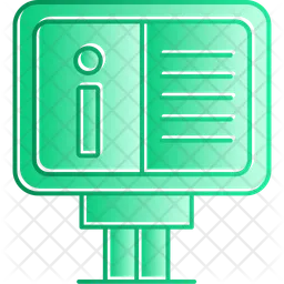 Tableau d'information  Icône