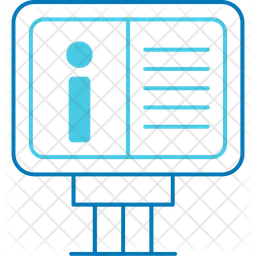 Tableau d'information  Icône
