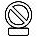 Panneau Dinterdiction Icon