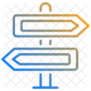 Panneau Directionnel Icône