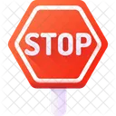 Panneau Darret Stop Panneau Icon