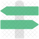 Panneaux Indicateurs Directions Directionnel Icône