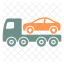 Pannenhilfe Auto Strassenrand Symbol