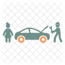 Pannenhilfe Auto Auto Symbol