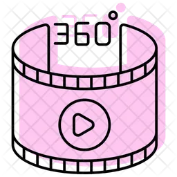 Panoramavideo  Symbol