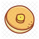 Panqueque Panaderia Dulce Icono