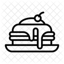 Panqueques de cereza  Icono