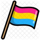 Pansexual Pride Flag  Icon