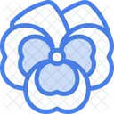 Pansy Botanical Blossom Icon