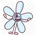 Pansy Flower Pansy Expression Floral Character Icon