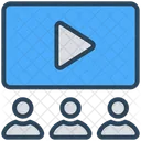 Medios De Comunicacion Pantalla Cine Icon