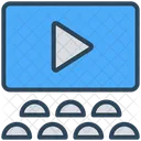 Medios De Comunicacion Pantalla Cine Icon