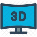 Pantalla 3d  Icono