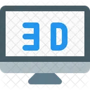 Pantalla 3d  Icono