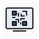 Pantalla de codigo qr  Icono