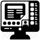 Compartir Pantalla Colaboracion Remota Presentacion En Linea Icon