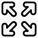Pantalla Completa Interaccion Del Usuario Flechas Icono