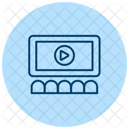 Pantalla de cine  Icono
