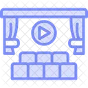 Pantalla de cine  Icono