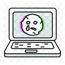 Pantalla Con Fallas Pagina En Blanco Pagina No Encontrada Icono
