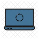 Pantalla De Procesamiento De Computadora Portatil Computadora Portatil Computadora Portatil Icono