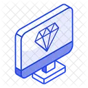 Pantalla de diamante  Icono