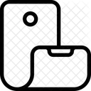 Pantalla móvil flexible  Icono