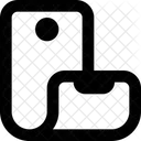 Pantalla móvil flexible  Icono