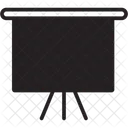 Pantalla De Proyeccion Tablero De Presentacion Tablero De Aleta Icono