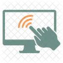 Pantalla Tactil Toque Tecnologia Icono